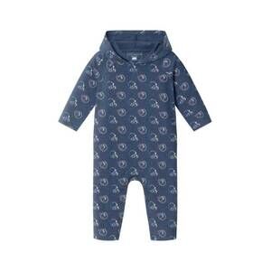 NEW ANDY & EVAN kid's football hooded romper in navy